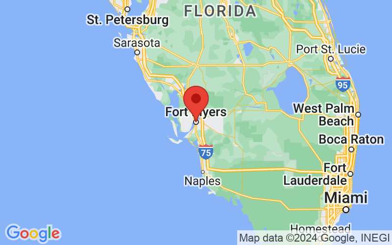 Map of Fort Myers, Florida